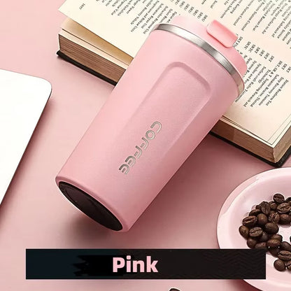 380/510ML Stainless Steel Thermal Mug Thermo for Coffee Water Bottle Leakproof Travel Drinkware Travel Thermal Mug